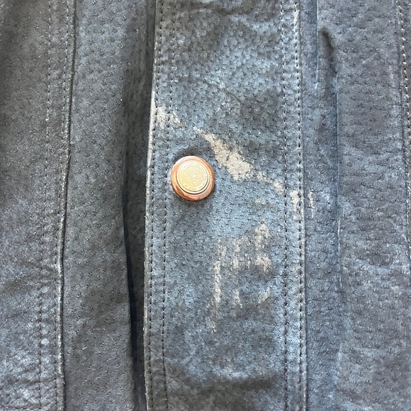 Vintage Global Identity G-III Suede Coat Blue and Burgundy Size 4X - Picture 11 of 16